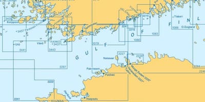 地図のフィンランド湾