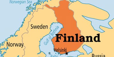 地図のヘルシンキフィンランド