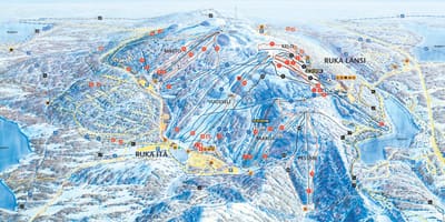 地図の樺フィンランド